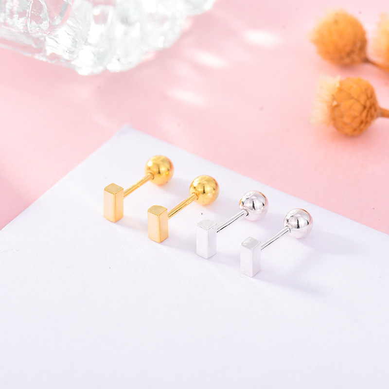 S925 sterling sølv ørestikker til mænd og kvinder piercing_voghion.com