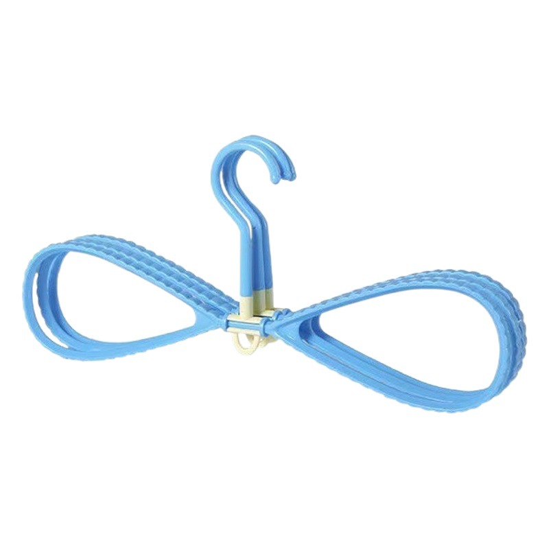 Multifuncional 8-palabra percha arco percha 8-palabra ancho hombro sin costura 360 grados rotación de la ropa soporte húmedo y seco de doble uso