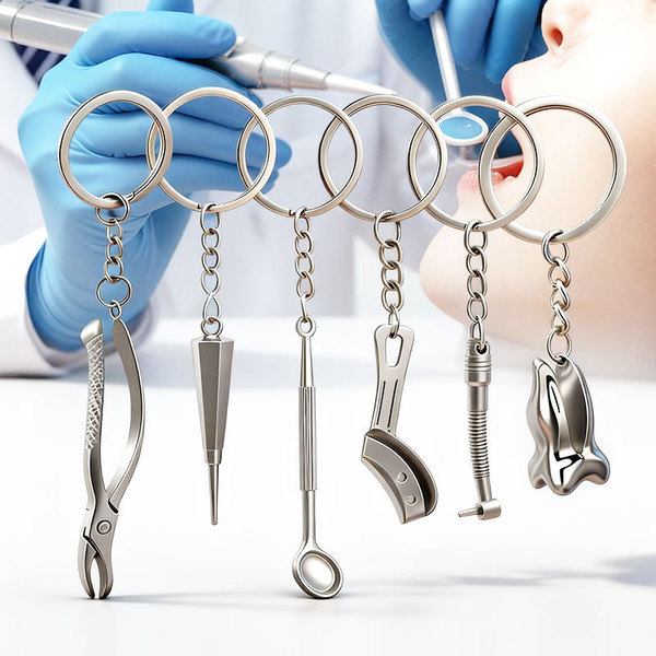 Creative simulation tooth keys to dental promotion small gift…