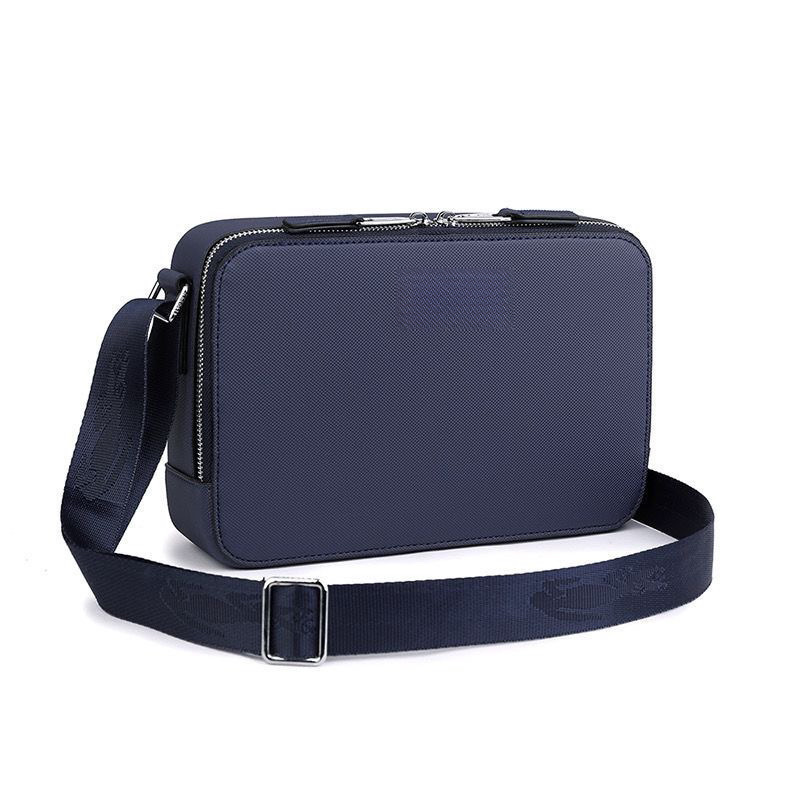 Men's shoulder bag, casual vertical crossbody bag, briefcase, trendy solid color men's business shoulder bag, wholesale
