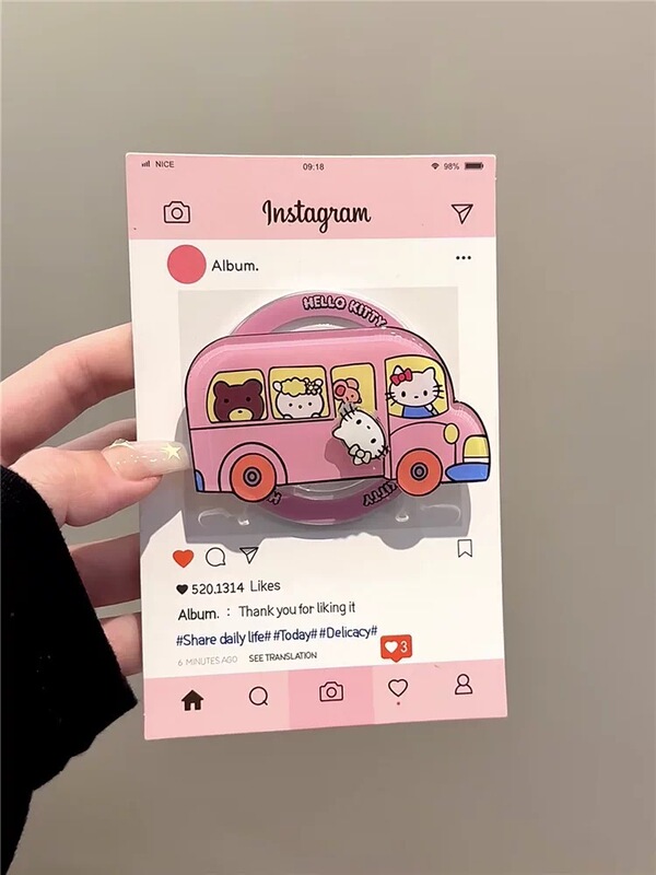 新しい漫画のかわいいシェイクマグネットホルダー携帯電話エアバッグデスクトップ強力な吸着に適しています|undefined