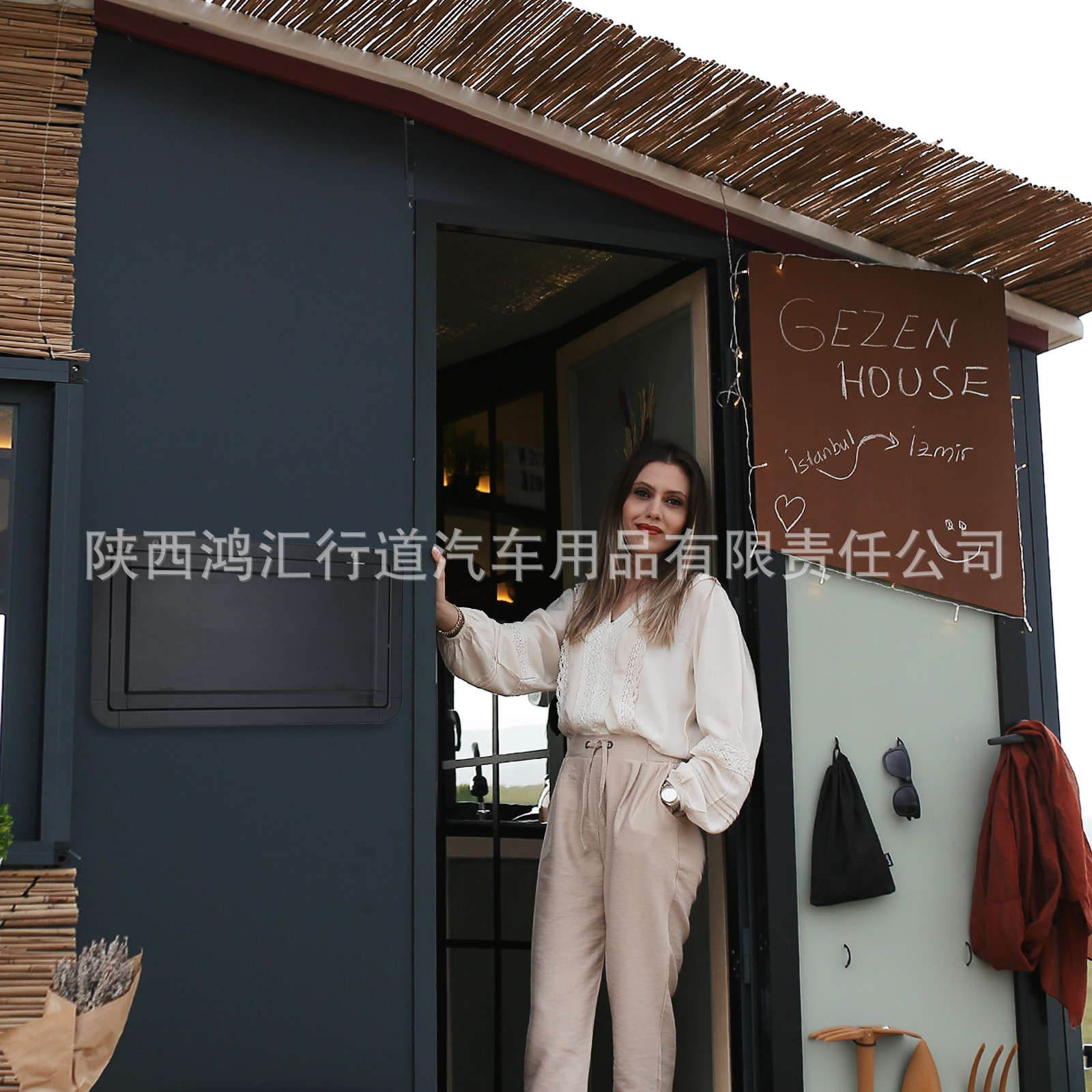 Rv Modified Exterior Wall External Foldableing Table Aluminum Alloy External Rv Dining Table Foldableing Lockable Storage Rack Table