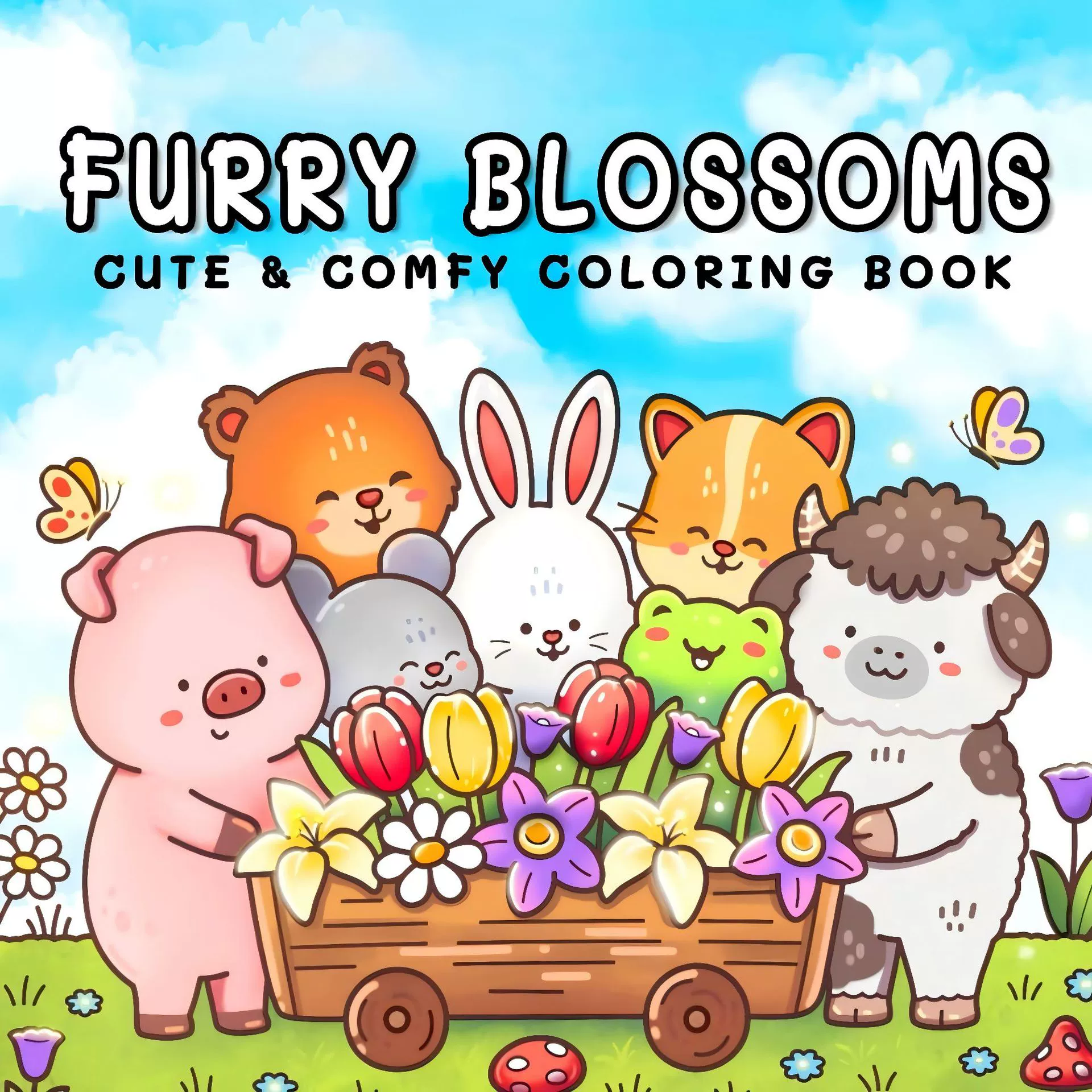 Раскраска (CocoWyo) Spooky Cutie — взрослая и подростковая граффити-иллюстрационная книга, различные цвета обложки