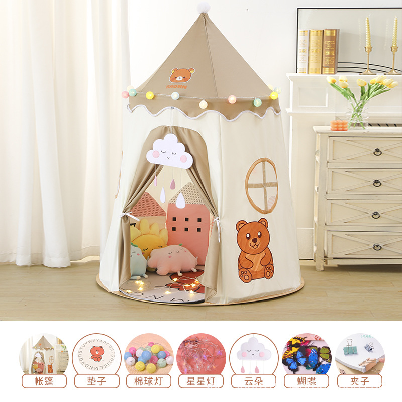 Tiendas de campaña para niñas, mochila para niños, base secreta, cabaña, pequeña casa, bebé, princesa, castillo, regalo de cumpleaños