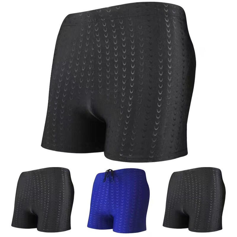 Men's swimming trunks boxer loose swimming trunks increase swimming trunks beach hot spring fashion quick-drying swimming trunks men's wholesale