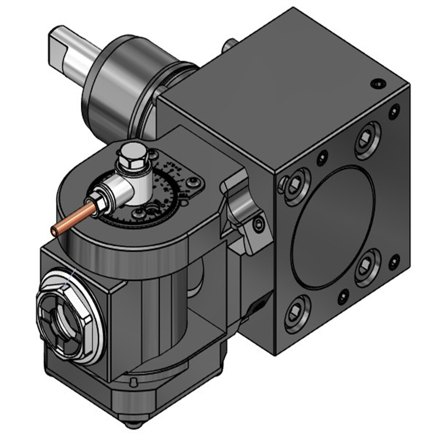 Algra端铣BMT60动力刀座ER20台湾程泰yama seiki双头GLS-200M刀座