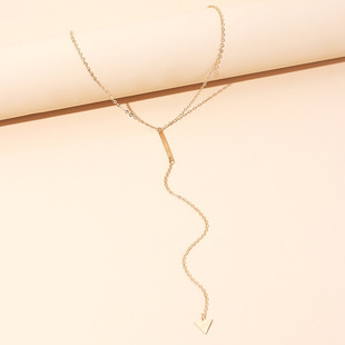 7g Weight Necklace Classification Wedding, Travel Occasion Women'S Gender Silver Color Fashion Leaf Necklace 7