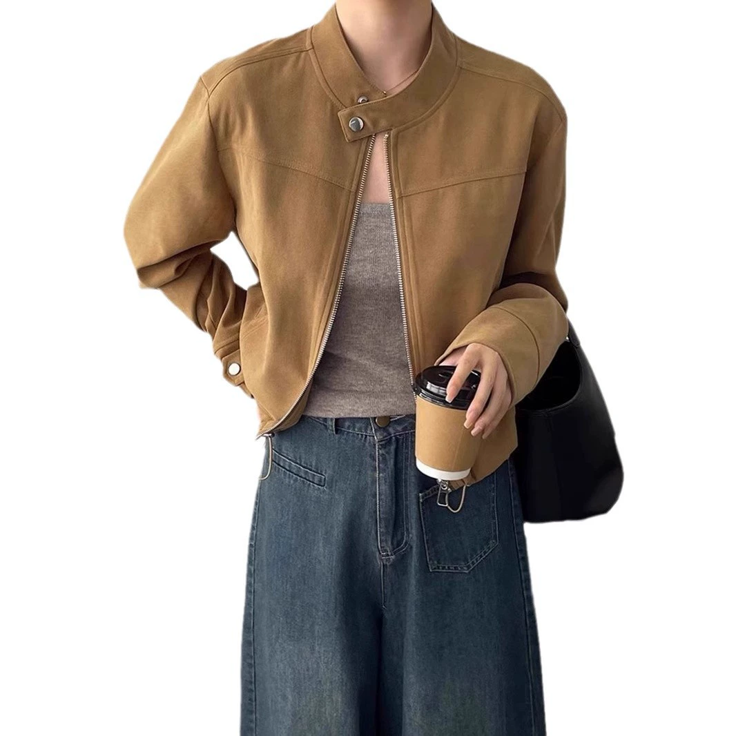 Вельветовая куртка, короткая бейсбольная форма, американский стиль, стиль Chanel, для импорта