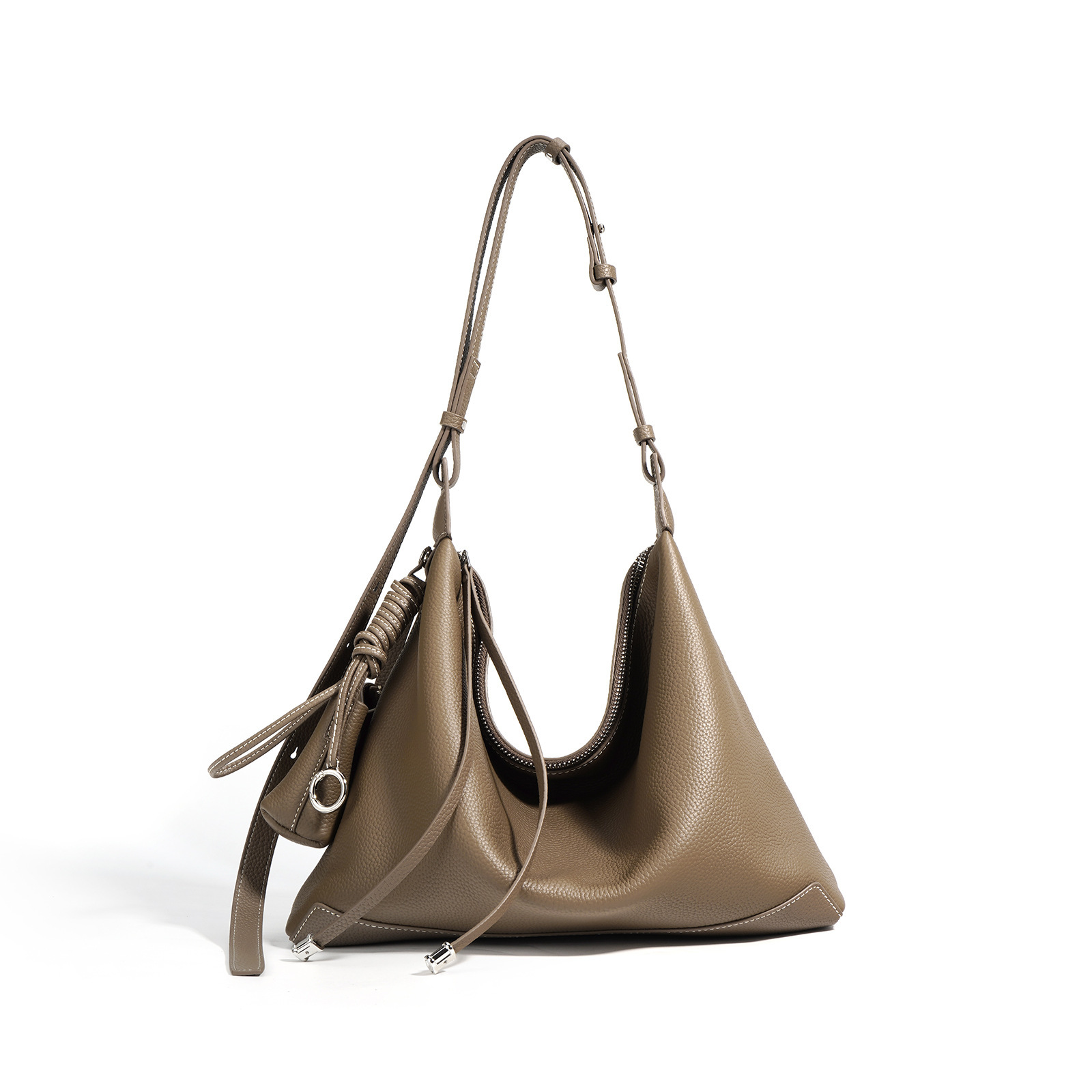 2025新型大衆シンプル風大容量通勤トートバッグ高級感ファッション脇下カバン