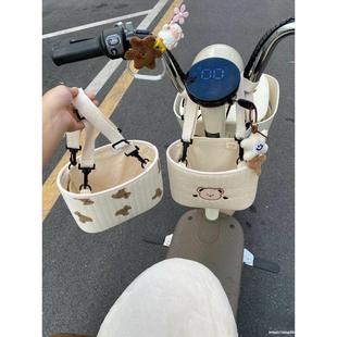 前置迪电动车兜防水物包行车动车自行便携雅电动挂储无自行车爱玛
