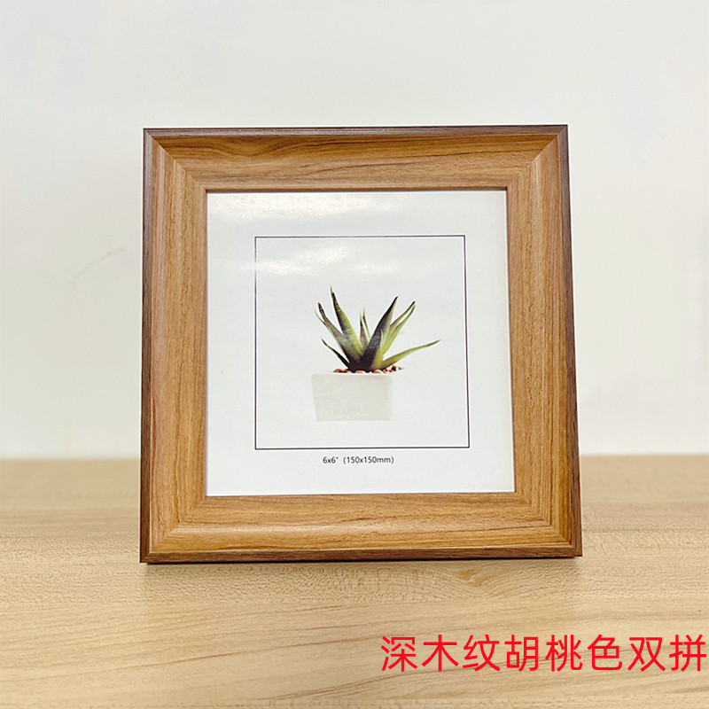 正方形相框5寸6寸7寸8寸10寸摆台剪纸框书法卡纸装裱画框挂墙批发-阿里巴巴