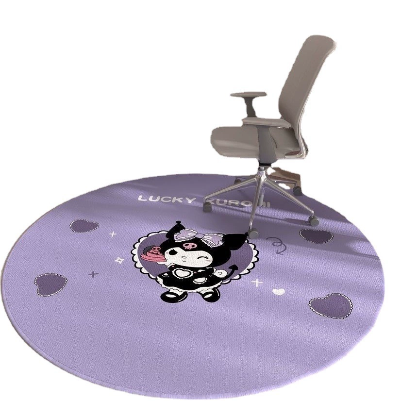 Оптовая Продажа Круглый Бархатный коврик coolomi Crystal, нескользящий износостойкий дверной коврик, коврик для резки двери