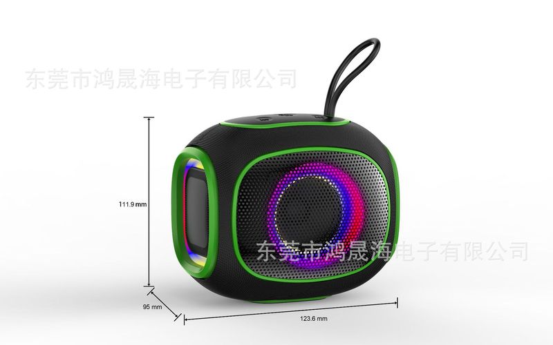 新しいワイヤレス Bluetooth スピーカー屋外防水ポータブル超サブウーファー RGB ライトオーディオ|undefined