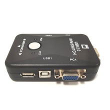 厂家批发KVM切换器二进一出 USB口 2UK多电脑主机切换器一拖二