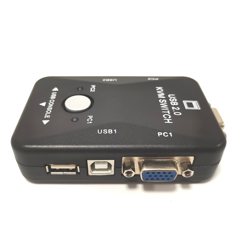 厂家批发KVM切换器二进一出 USB口 2UK多电脑主机切换器一拖二