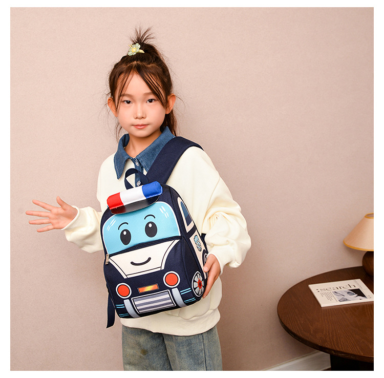 Unisexo Grande Nylon Dibujos Animados Lindo Cuadrado Cremallera Mochila Con Cremallera display picture 16