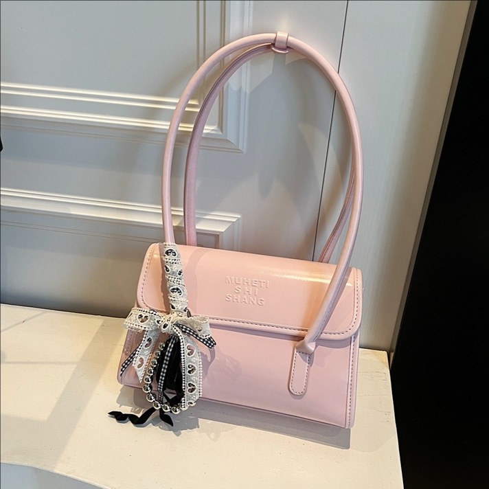 Bolso de mujer invierno 2025 nuevo estilo simple bolso coreano nicho de diseño bolso de hombro de viaje bolso de brazo para mujeres image 1