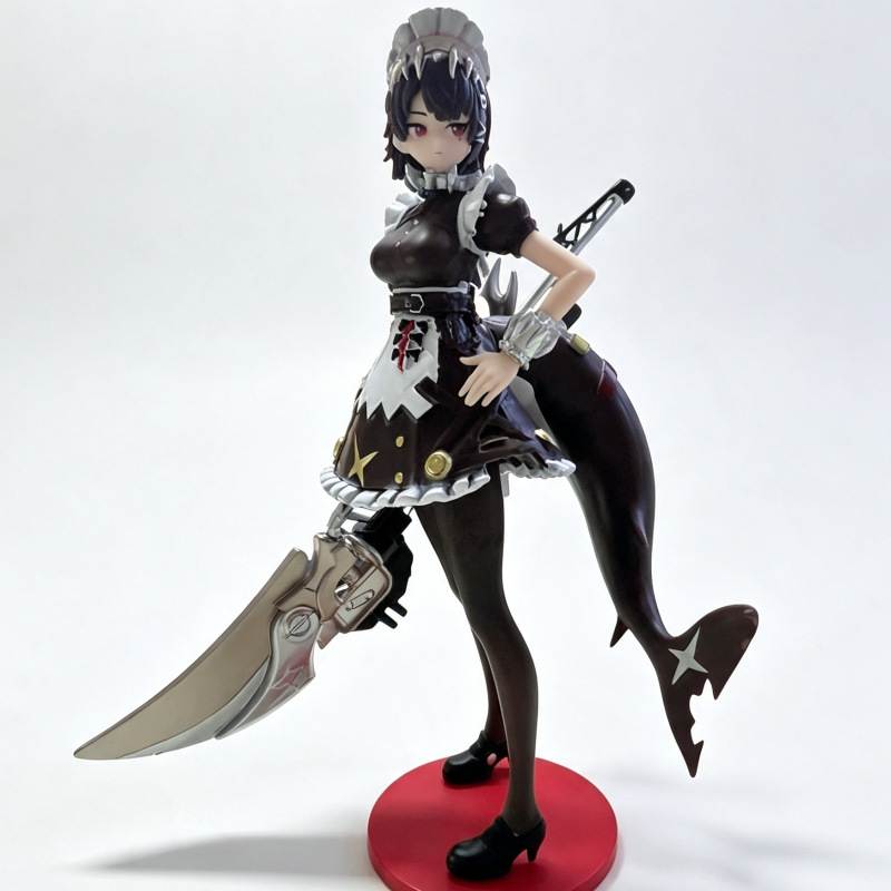 Exclusively available Shark Girl Ellen Joe figure model, desk and computer case decoration, merchandise gift, cross-border new product