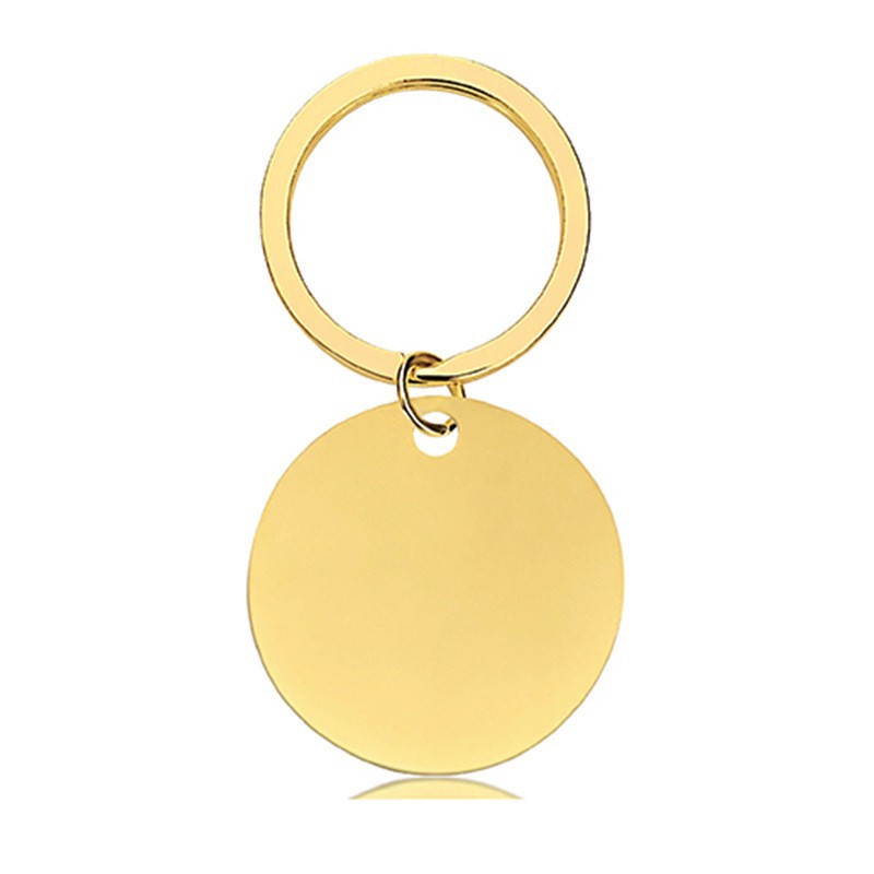 Golden keychain, 30mm