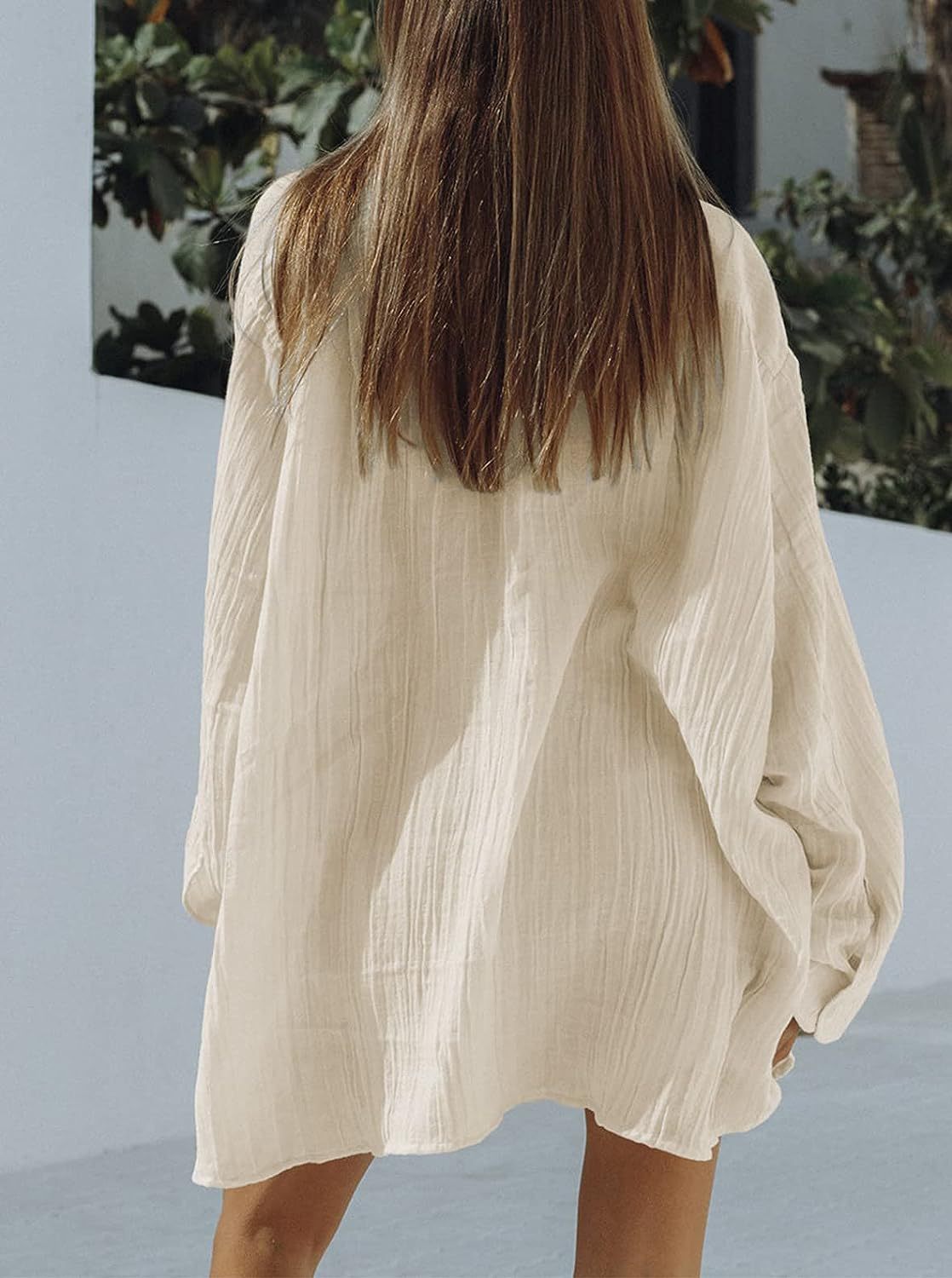 European American Style Women's Casual Two-Piece Set 2023 Summer New Long Sleeve Shirt Top And Shorts Sports Suit_ecoleips.com