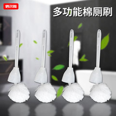 ホテルの便器のブラシは柔らかい毛をブラシします。死角がありません。ホテルのトイレは便器のブラシを押します。