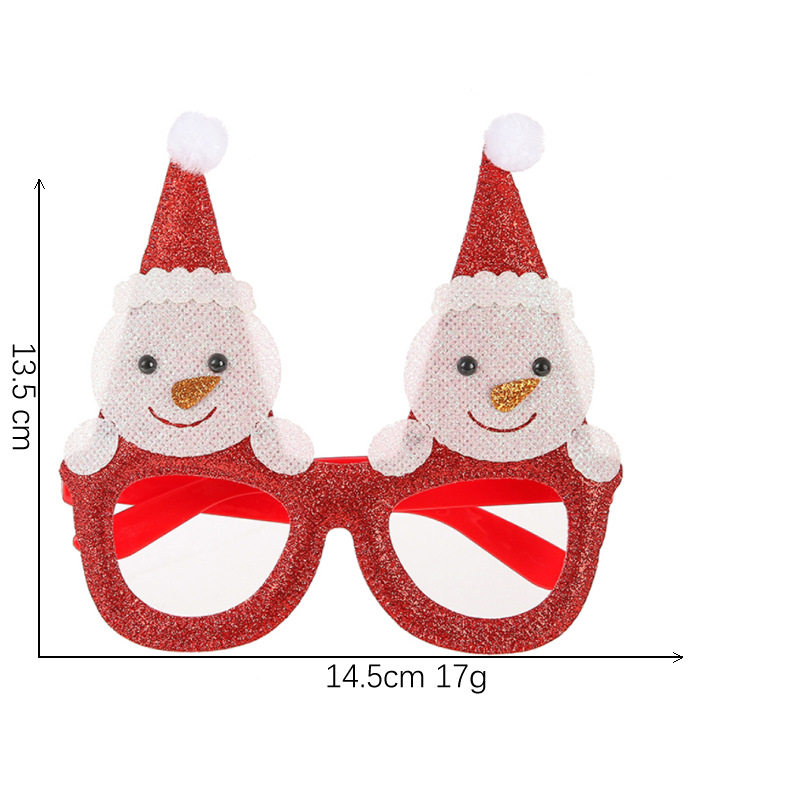 Nueva Navidad diadema gafas marco Halloween Día de San Valentín gafas de Santa Claus gafas Fiesta de Navidad