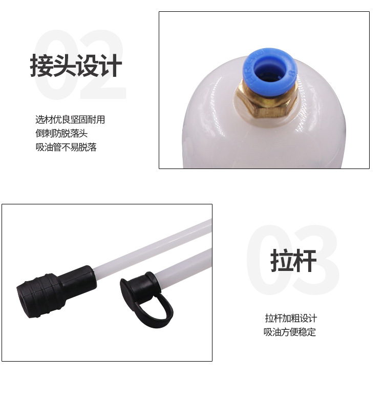 Cross-Border Syringe-Type Oil Extractor, Filler, Water Pump, Oil Changer, Brake Fluid Suction and Injection Dual-Purpose Oil Change Tool