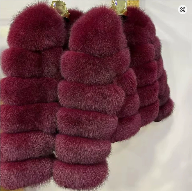 Женская короткая шуба из искусственного лисьего меха, искусственный mink, длинный рукав, мультицвет, размеры S–5XL