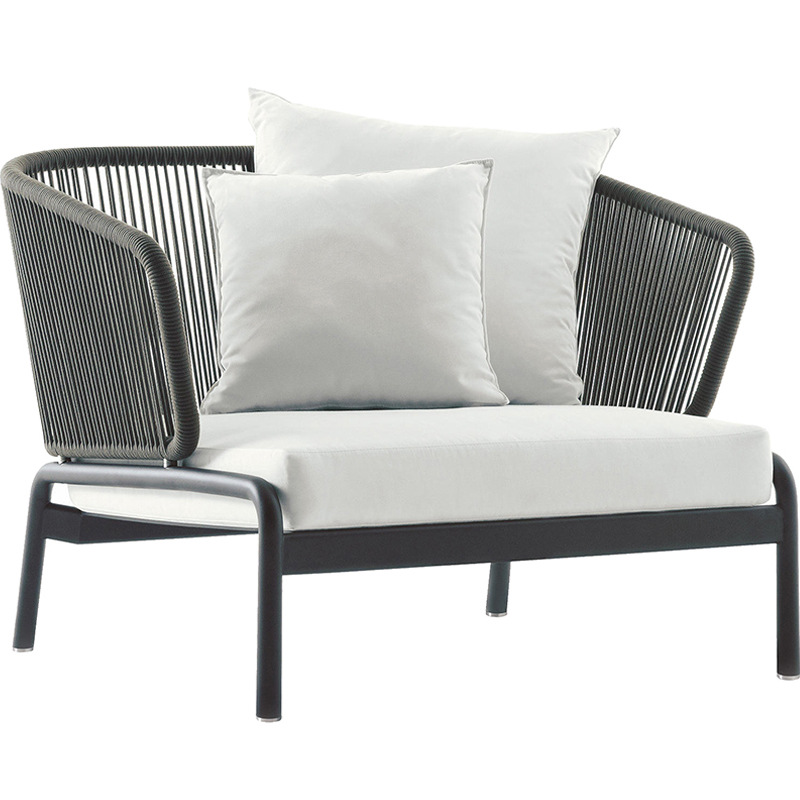 Al Aire Libre sofá patio ocio Silla de ratán muebles Nordic Hotel Villa jardín al aire libre Sunshine Room combinación de mesa de té