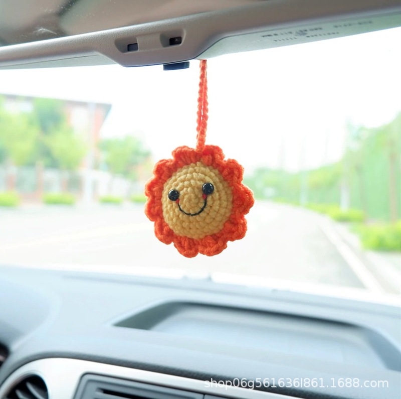 [완성차 매달린] 귀여운 태양 자동차 매달려