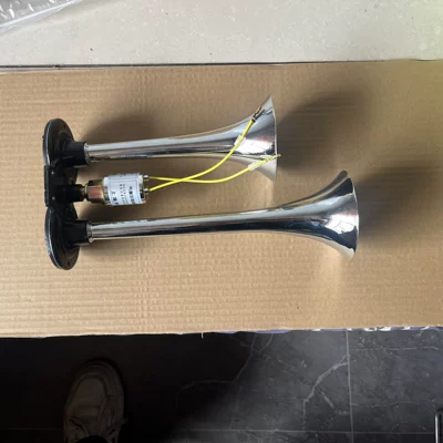 Large Truck 12V 24V Car horn/tweeter - 24v-double-tube-metal-air-horn-for-air-brakes-only