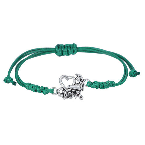 New Product Cross-Border Bestseller Cheer and Applaud Cheerleader Handmade Adjustable Bracelet for Women