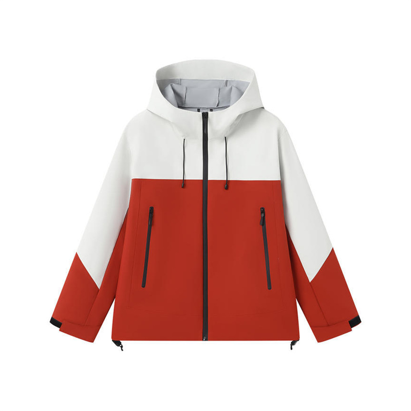 Trajes de trabajo de manga larga de una sola capa delgada abrigo tres armadura personalizada logotipo de impresión al aire libre uniformes de grupo bordados