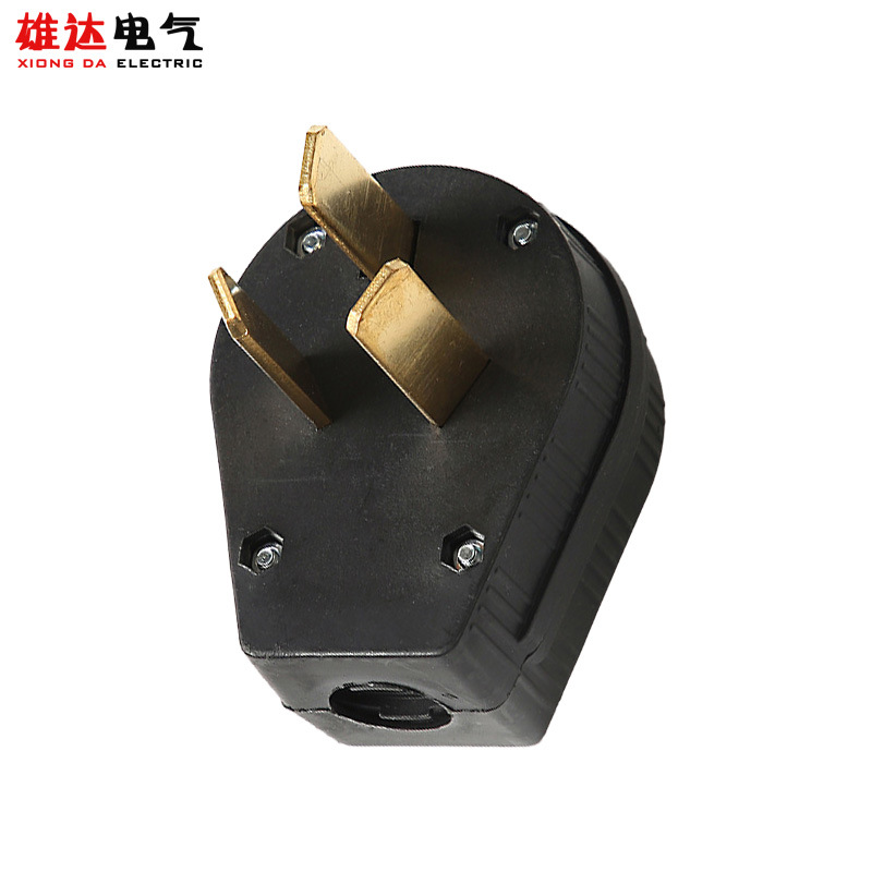 雄达电气/XIONGDA 美式三孔 10-50P 50A美标工业直插电源插头