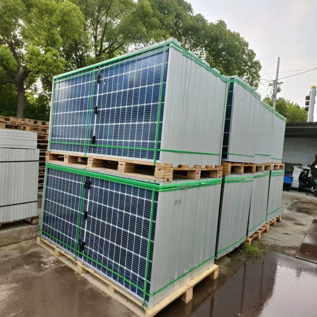 品牌拆卸单裂双裂出口贸易便宜100w~660w太阳能电池板隆基晶科