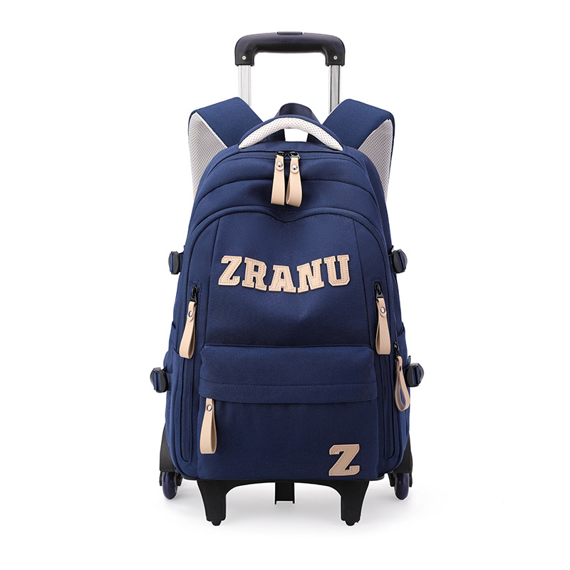 Mochila de pescado natural, mochila de ruedas para estudiantes de escuela primaria, mochila de espaldas para estudiantes de secundaria, hombros para estudiantes de secundaria