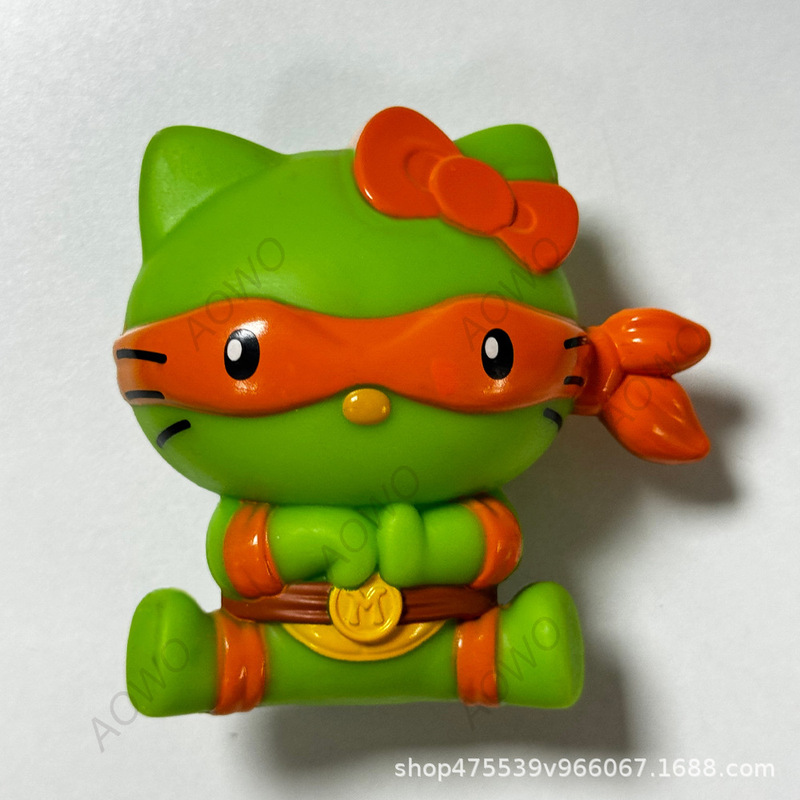 TURTLES手办模型玩偶麦当劳联名款三丽鸥忍者神龟库洛米系列玩具|undefined