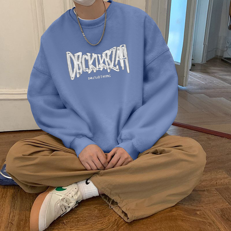 그레이블루 라운드넥 스웨트셔츠 레귤러스타일-2350 [GL]