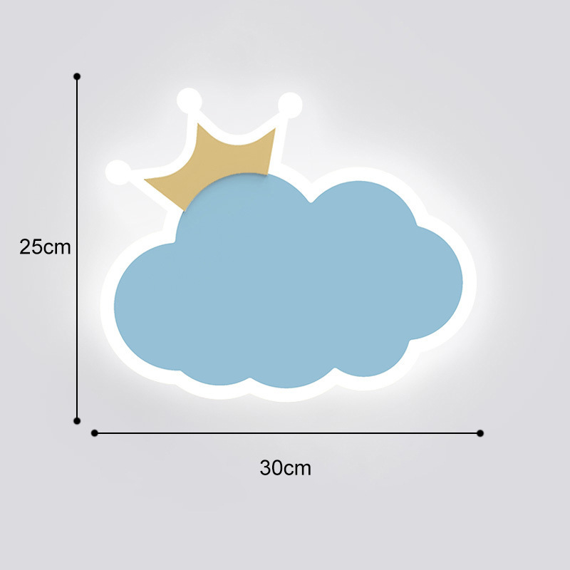 Niños creativos dormitorio noche lámpara de pared acrílico niños y niñas dormitorio decorativo lámpara de pared de dibujos animados lámpara de pared decorativa