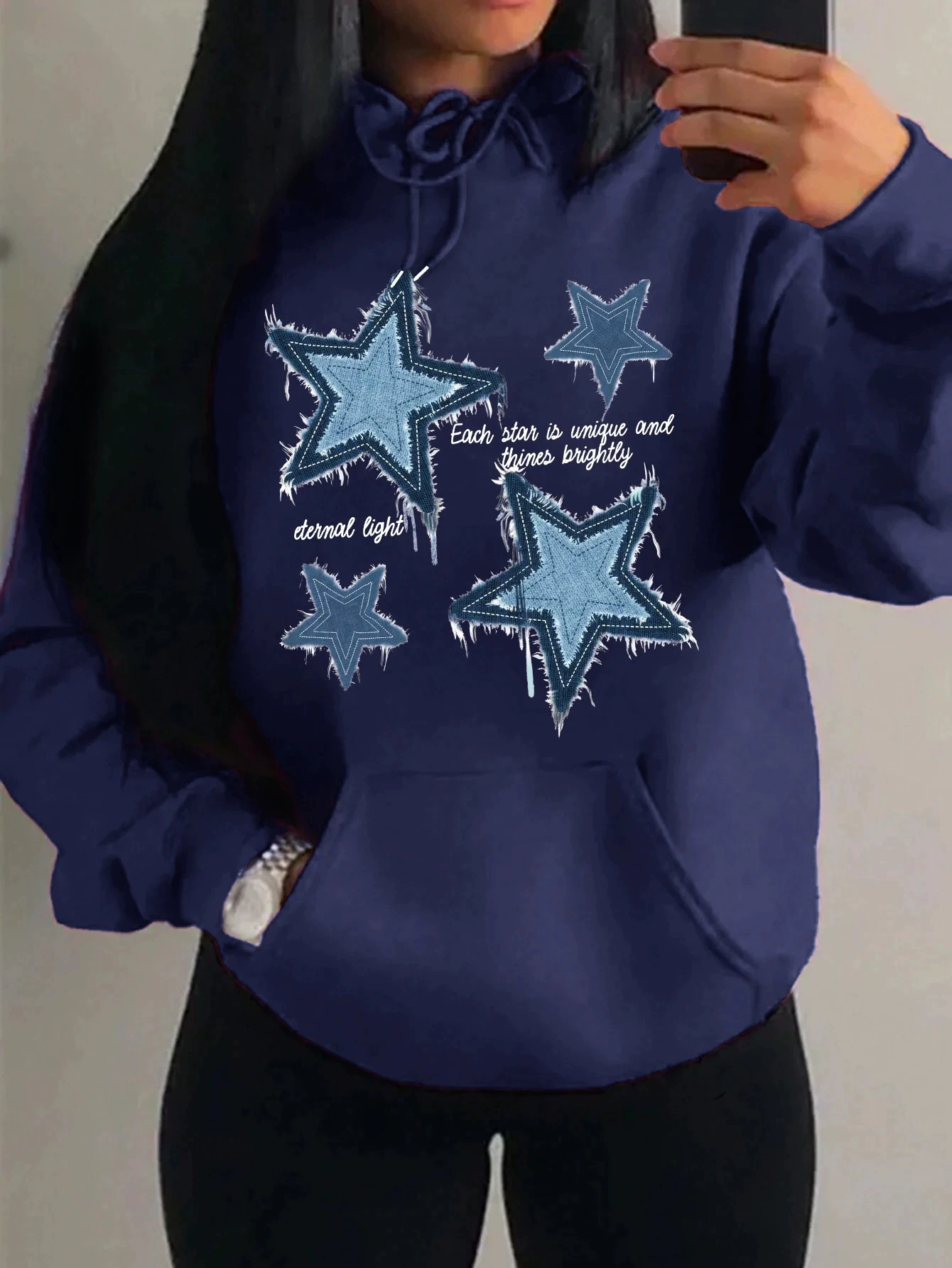 Retro multicoloured comfortable sweatshirt for leisure, loose fit