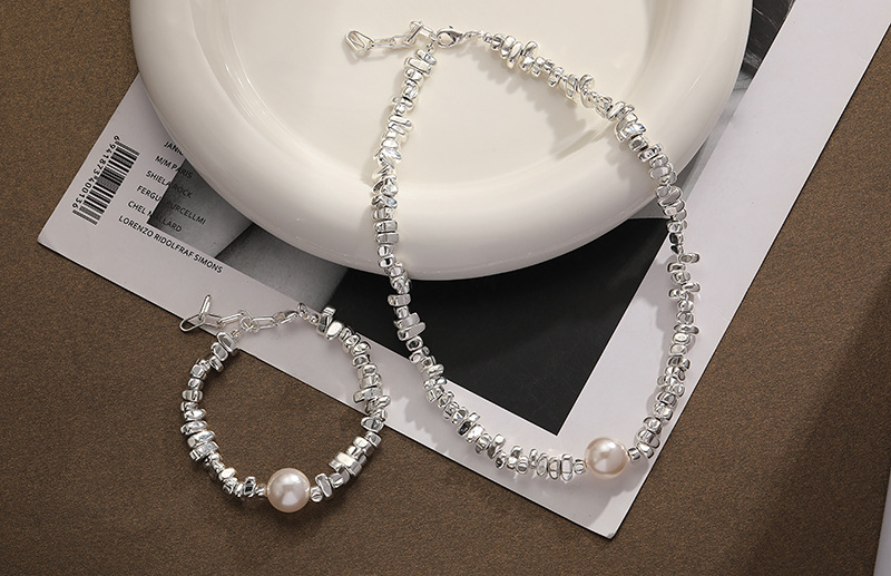 Retro Geometric Copper Plating Necklace 1 Pair