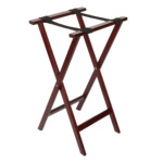 行李架酒店用品木质行李置物架便携式折叠行李架实木行李架