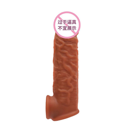 Qiao Shangshi liquid silicone wolf braces, longer, barbed and thicker penis condoms, adult sex toys, dropshipping