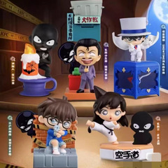 名探偵コナン ケンタッキー共同ブランド ボイスチェンジャー 正義のキックモデル フィギュア ミニトレンドフィギュア 共同ブランドモデル