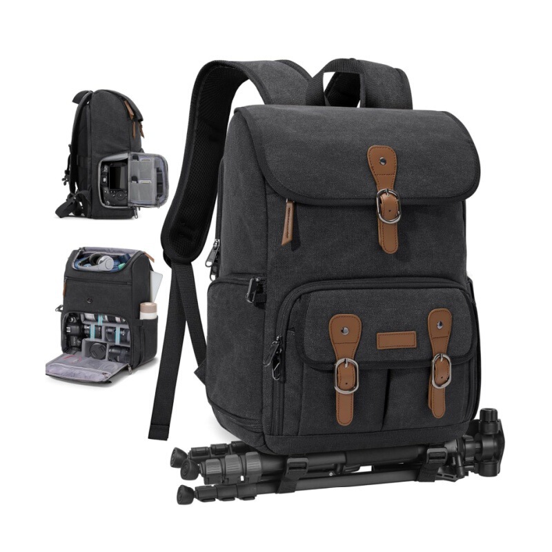 Slr Backpack Camera Bag Waterproof and Anti-Theft Large Capacity Canvas Drone Bag Outdoor Bag Backpack Photography Backpack Slr Backpack Camera Bag Waterproof and Anti-Theft Large Capacity Canvas Drone Bag Outdoor Bag Backpack Photography Backpack
