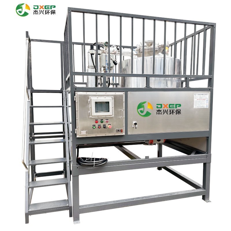 低温蒸馏设备杰兴环保260防爆溶剂回收机机油漆丁酮碳氢油墨