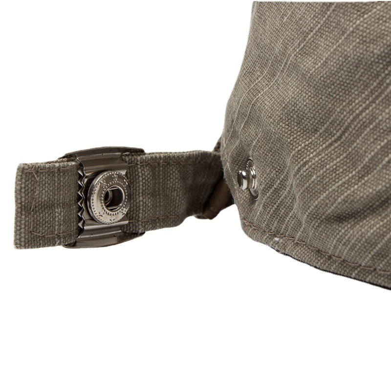 Spring, summer, and autumn berets, casual cotton sun shading duckbill men's forward hat, new trend_voghion.com