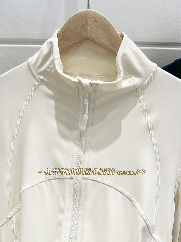 深圳南油女装高品质LULU立领瑜伽服女25春夏新款显瘦运动防晒外套|undefined
