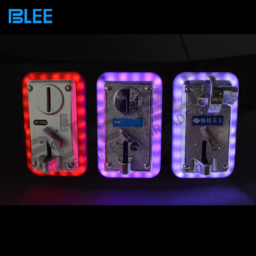 Máquina de Muñecas con Luces LED, Marco Decorativo Brillante de Siete Colores, Panel de Plástico para Máquina de Diversión, Máquina de Muñecas que Funciona con Monedas