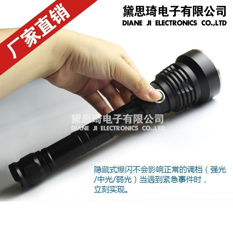 Cross -border dedicated to T6 L2 ultra -bright strong light flashlight Outdoor hunting flashlight 500 meters 18650 charging 5